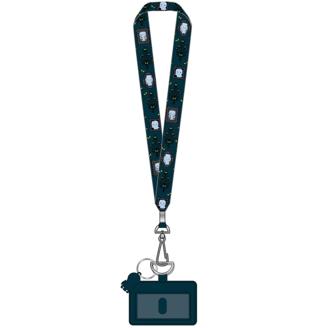 Loungefly Pop Disney Haunted Mansion Lanyard with Cardholder