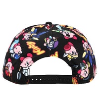 Kirby Powered Up AOP Sublimated Flat Bill Snapback