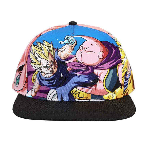 Dragon Ball Z Sublimated Print Flat Bill Snapback