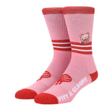 Gloomy Bear Peek-a-boo Embroidered Crew Socks