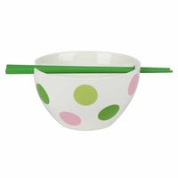 Sanrio Keroppi 20 oz. Ceramic Ramen Bowl with Chopsticks