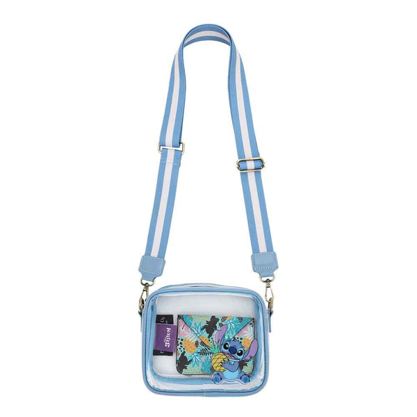 Disney Stitch Clear Crossbody & Wallet