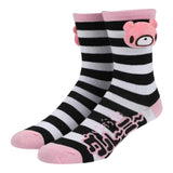 Gloomy Bear 3D Plush Women's Crew Socks