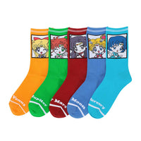 Sailor Moon Crystal Women's 5 Pair Crew Socks