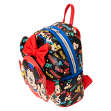 Disney Mickey & Friends Classic All-Over Print Mini Backpack With Ear Headband