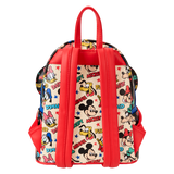 Disney Mickey & Friends Classic All-Over Print Mini Backpack With Ear Headband