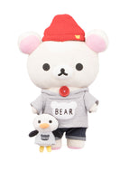 Korilakkuma Bear Hoodie with Penguin Plush