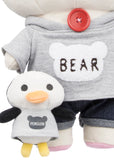 Korilakkuma Bear Hoodie with Penguin Plush